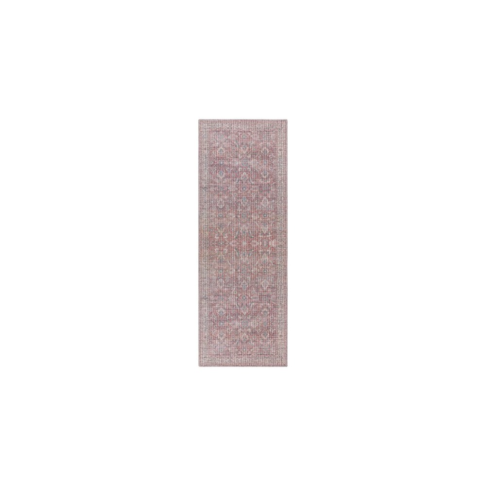 Surya Farrell Red Rug 2'7" X 7'3"