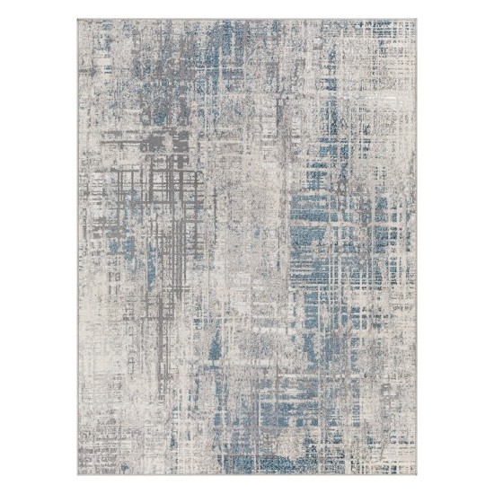 Surya Firenze Rug 31" X 46" (Teal, Charcoal)