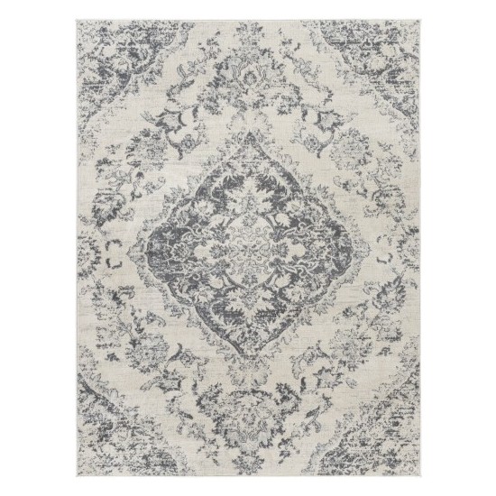 Surya Floransa Rug 5'3" X 7'1" - Light Slate