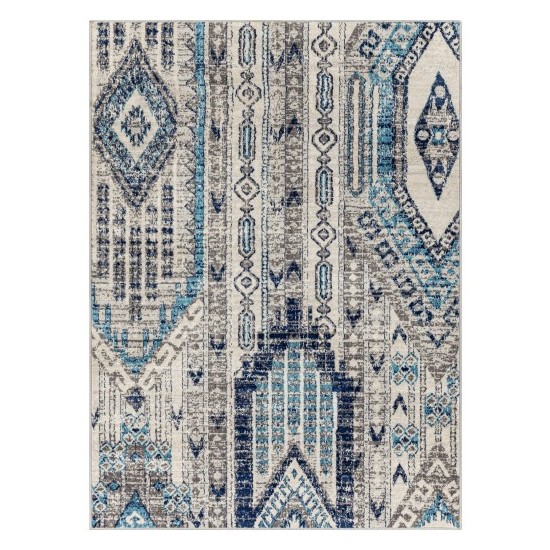 Surya Floransa Rug 5'3" X 7'1" - Dark Blue