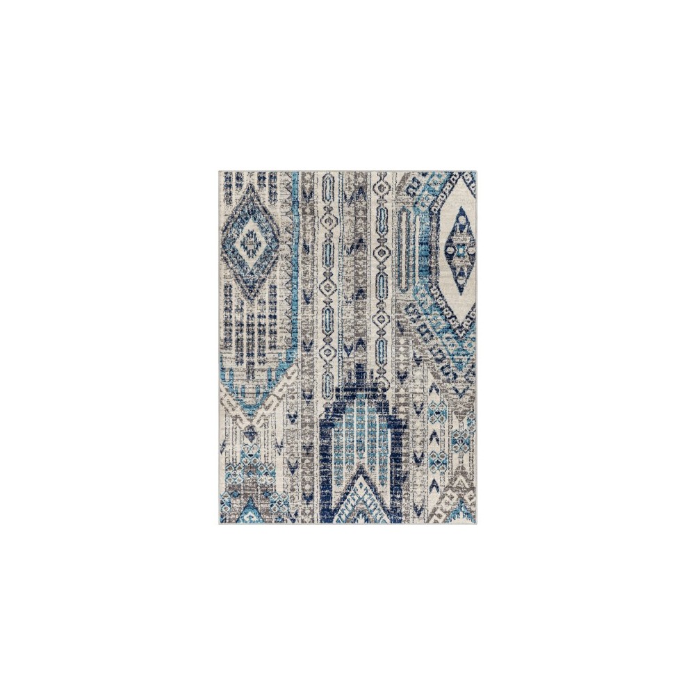 Surya Floransa Rug 9' X 12'3" (Dark Blue, Sky Blue)