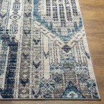 Surya Floransa Rug 9' X 12'3" (Dark Blue, Sky Blue)