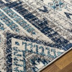 Surya Floransa Rug 9' X 12'3" (Dark Blue, Sky Blue)