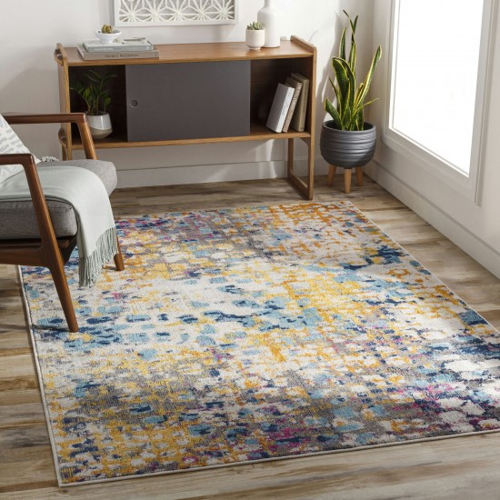 Surya Floransa Yellow Rug 5'3" X 7'1"