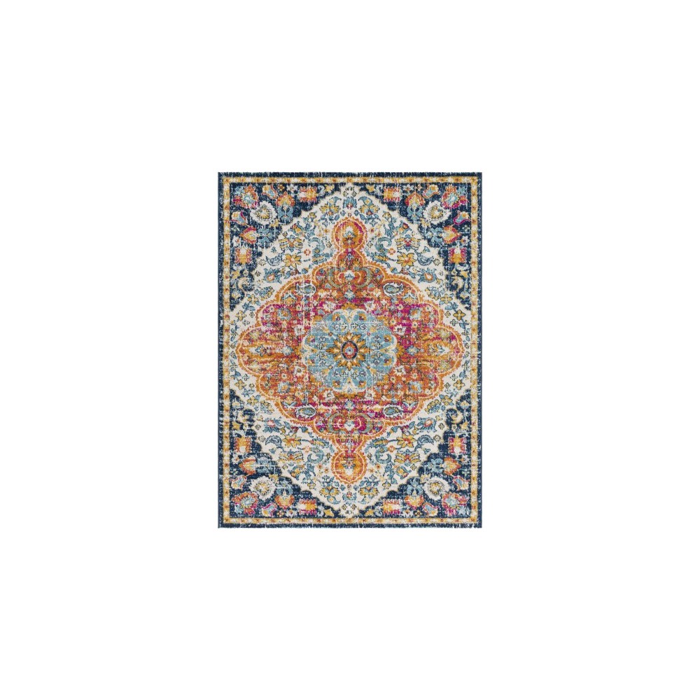 Surya Floransa Fsa-2347 Fuchsia Rug 5'3" X 7'1" Surya Floransa Fsa-2347 Fuchsia Rug 5'3" X 7'1"