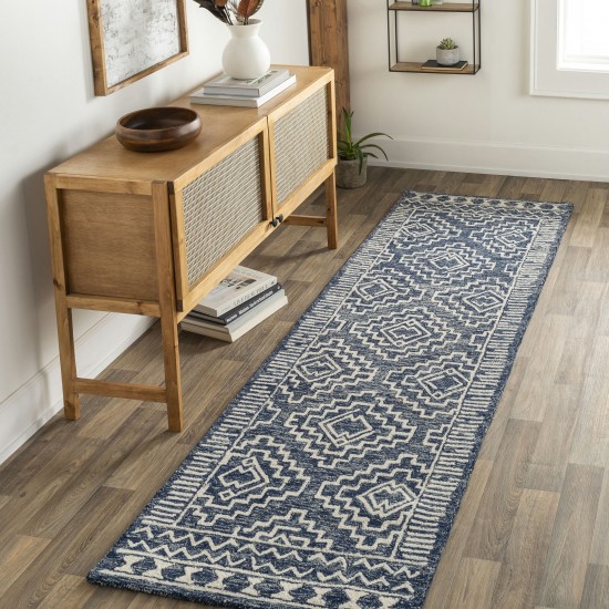 Surya Granada Gnd-2322 Navy Rug 2'6" X 10'