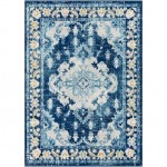 Surya Harput Hap-1120 Sky Blue Rug 5\'3" X 7\'3"