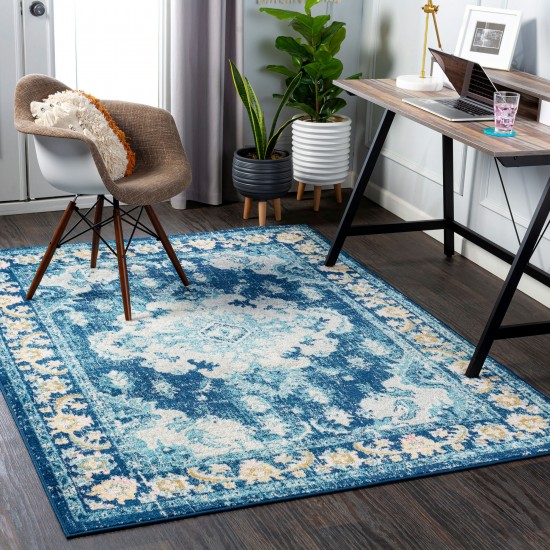 Surya Harput Hap-1120 Sky Blue Rug 5'3" X 7'3"