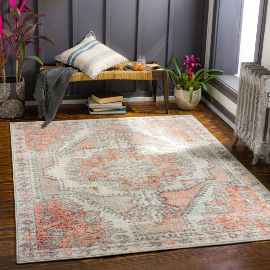 Surya Harput Dusty Coral Rug 5'3" X 7'3"