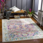 Surya Harput Hap-1135 Fuchsia Rug 5'3" X 7'3"