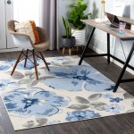 Surya Harput Hap-1136 Pale Blue Rug 5'3" X 7'3"