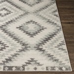 Surya Harput Gray Rug 6'7" X 9'