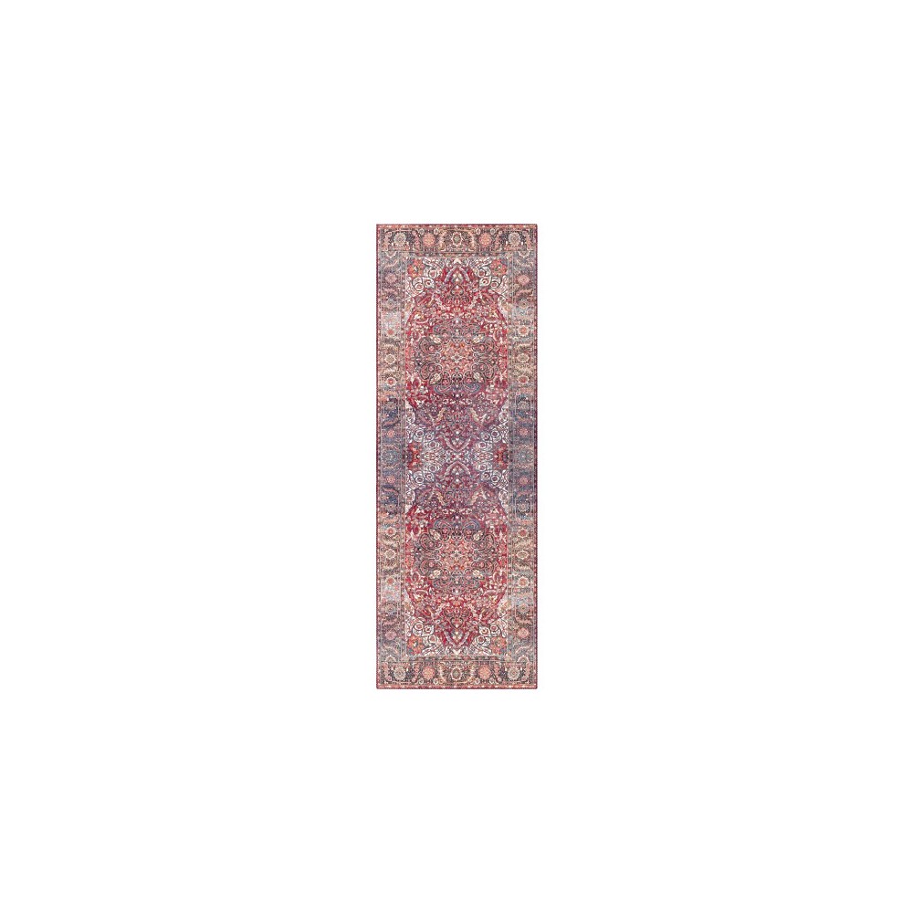 Surya Iris Irs-2363 Red Rug 2'6" X 7'6" Surya Iris Irs-2363 Red Rug 2'6" X 7'6"