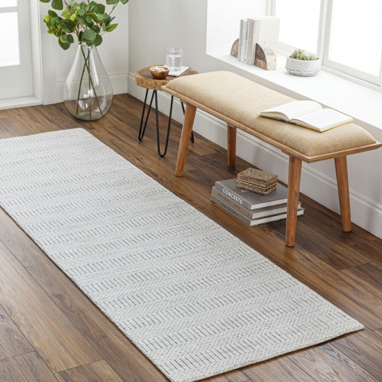 Surya Hickory Light Beige Rug 2'6" X 8'