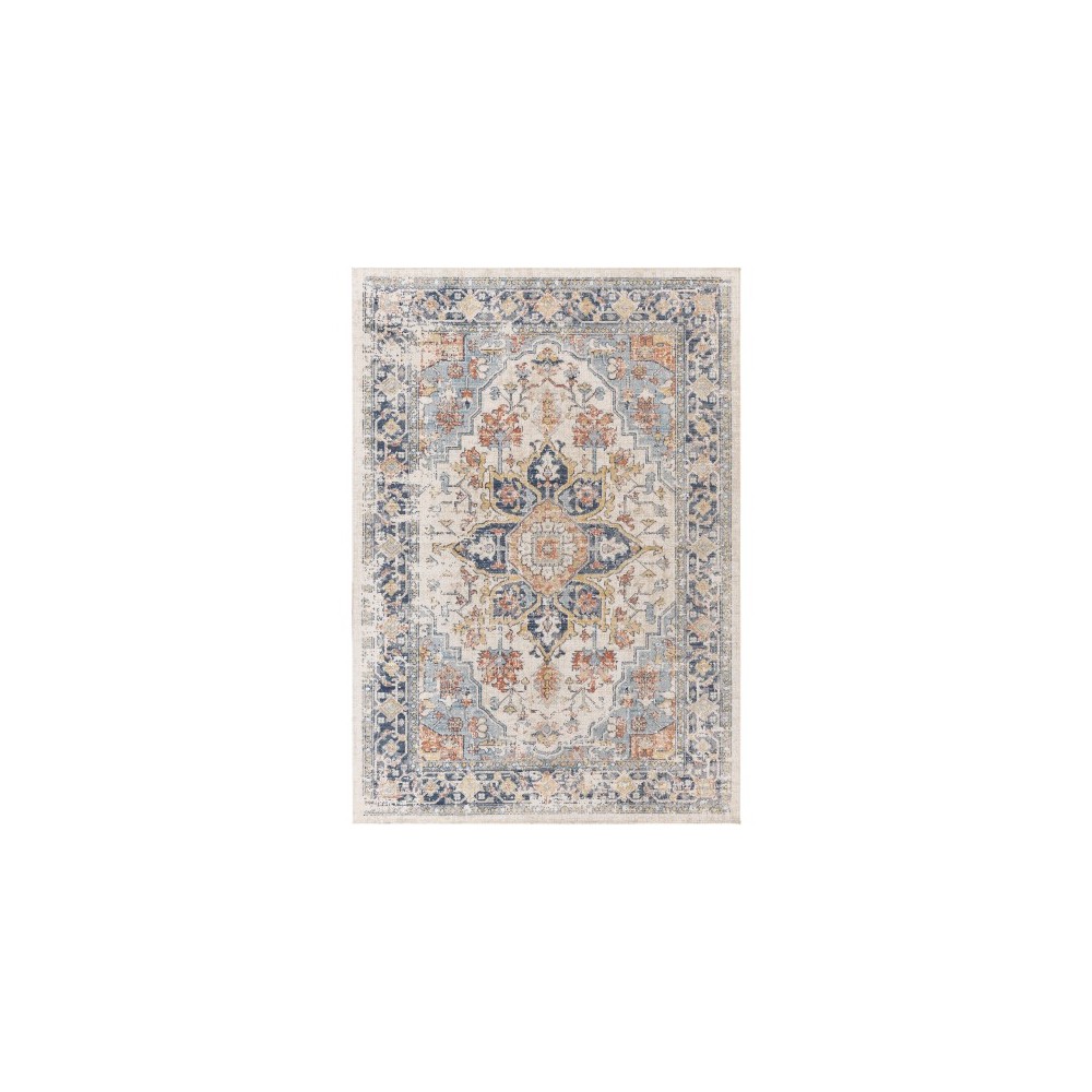 Surya Huntington Beach Navy Rug 5'3" Square