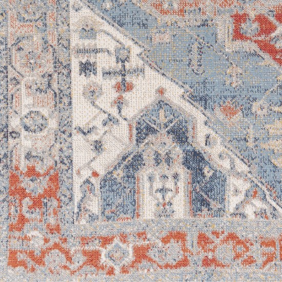 Surya Huntington Beach Htb-2311 Aqua Rug 6'7" X 9'