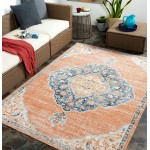 Surya Huntington Beach Dusty Coral Rug 5'3" X 7'