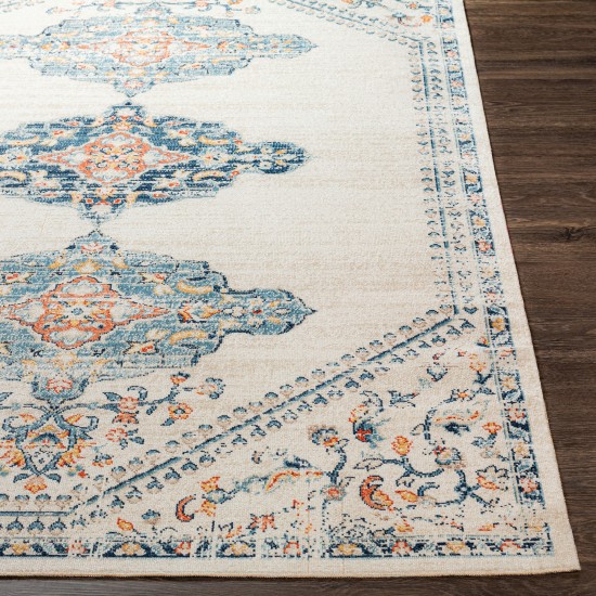 Surya Huntington Beach Htb-2316 Aqua Rug 5'3" X 7'