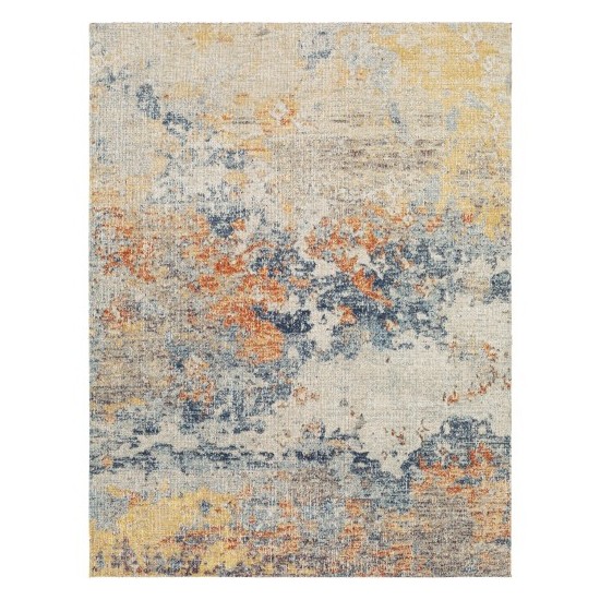 Surya Huntington Beach Orange Rug 5'3" X 7'