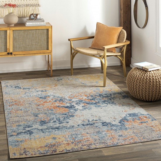 Surya Huntington Beach Orange Rug 5'3" X 7'