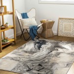 Surya Impulse Ips-2300 Gray Rug 4'3" X 5'11"