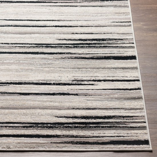 Surya Impulse Ips-2303 Black Rug 5'3" X 7'3"