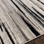 Surya Impulse Ips-2303 Black Rug 5'3" X 7'3"