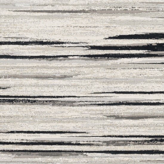 Surya Impulse Ips-2303 Black Rug 5'3" X 7'3"