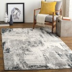 Surya Impulse Ips-2305 Black Rug 5'3" X 7'3"