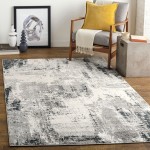 Surya Impulse Ips-2305 Black Rug 6'7" X 9'