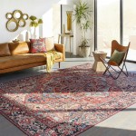 Surya Iris Red Rug 10' Square