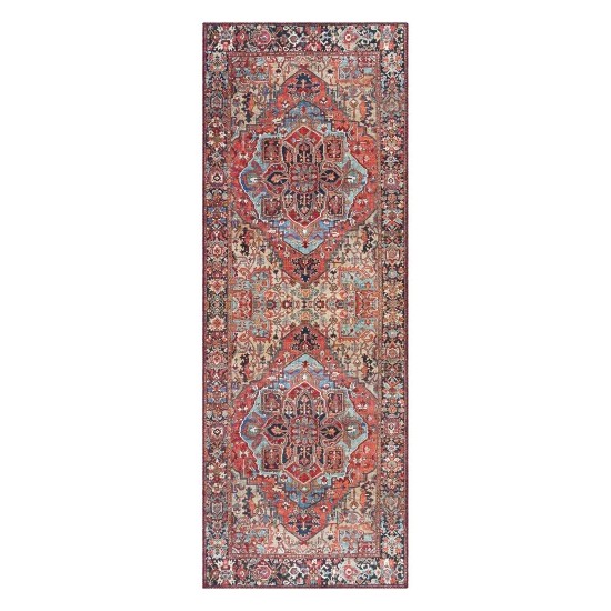 Surya Iris Red Rug 2'7" X 10'