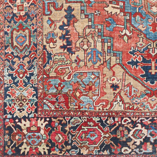 Surya Iris Red Rug 2'7" X 10'