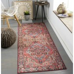 Surya Iris Red Rug 2'7" X 12'
