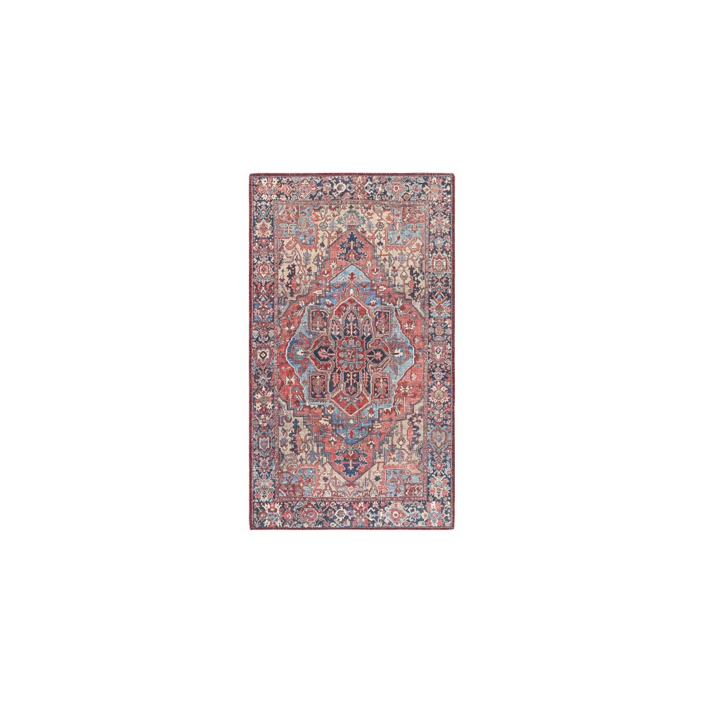 Surya Iris Red Rug 6'7" X 9'