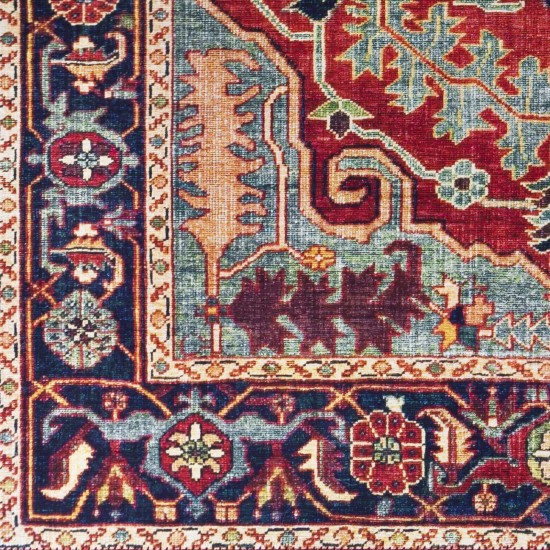 Surya Iris Irs-2317 Dark Blue Rug 7'6" X 9'6"