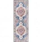Surya Iris Irs-2319 Blue Rug 2'6" X 7'6"