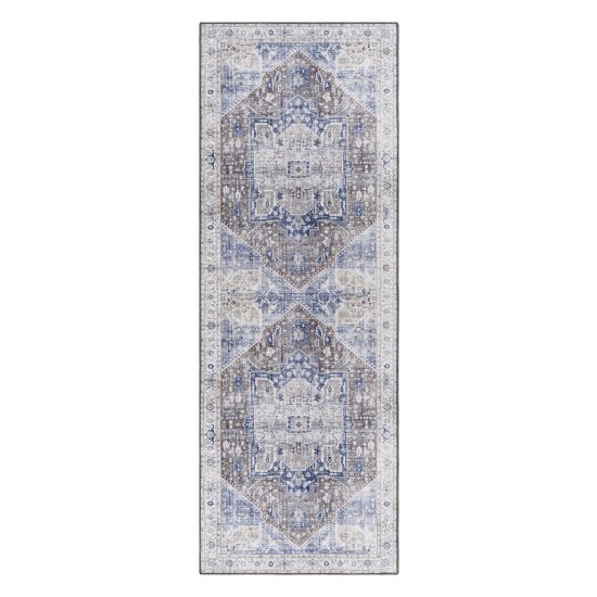 Surya Iris Irs-2327 Dark Blue Rug 2'6" X 7'6"