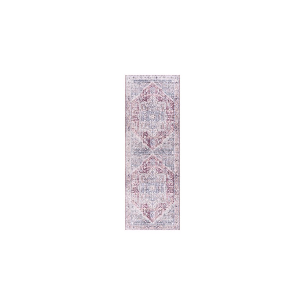 Surya Iris Rose Rug 2'6" X 7'6" Surya Iris Rose Rug 2'6" X 7'6"
