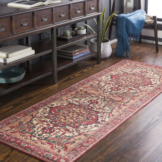 Surya Iris Irs-2339 Red Rug 2'6" X 7'6"