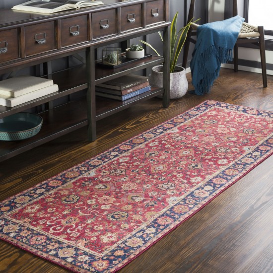 Surya Iris Irs-2340 Red Rug 2'6" X 7'6"