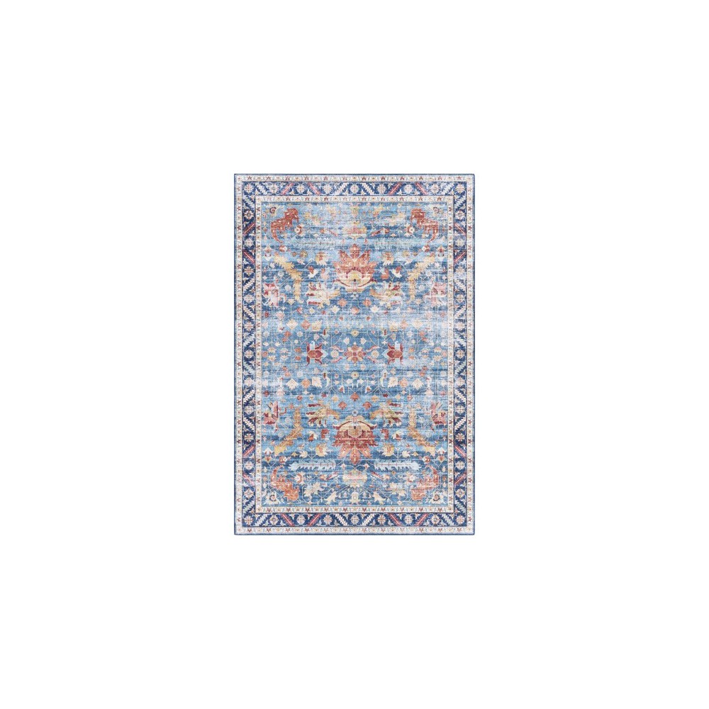 Surya Iris Navy Rug 3'6" X 5'6" Surya Iris Navy Rug 3'6" X 5'6"