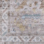 Surya Iris Teal Rug 3'6" X 5'6"