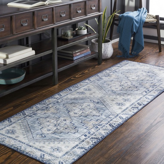 Surya Iris Irs-2355 Dark Blue Rug 2'6" X 7'6"