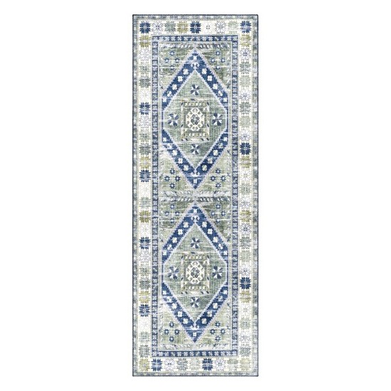 Surya Iris Irs-2356 Blue Rug 2'6" X 7'6"