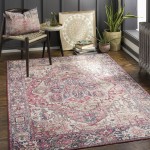 Surya Iris Dark Red Rug 2'3" X 3'9"