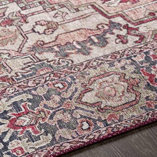 Surya Iris Dark Red Rug 2'6" X 7'6"