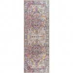Surya Iris Irs-2358 Brick Red Rug 2'6" X 7'6"