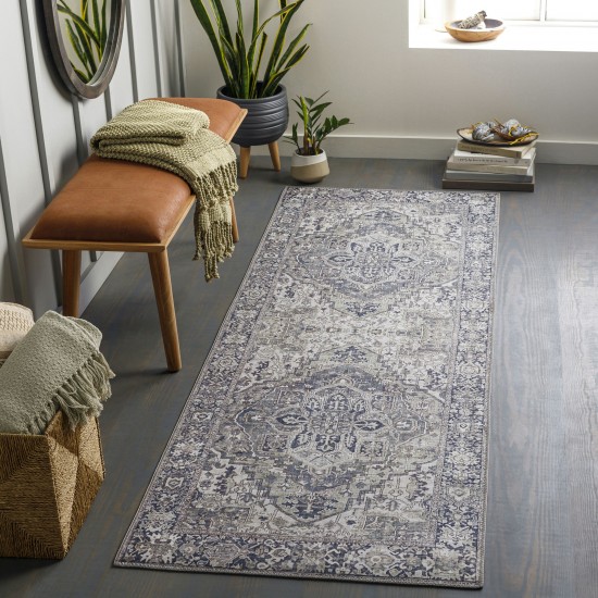 Surya Iris Irs-2359 Charcoal Rug 2'6" X 7'6"
