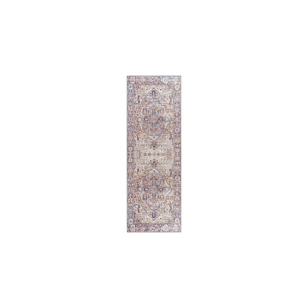 Surya Iris Brown Rug 2'6" X 7'6" Surya Iris Brown Rug 2'6" X 7'6"
